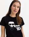 Karl Lagerfeld Ikonik Karl & Choupette T-Shirt